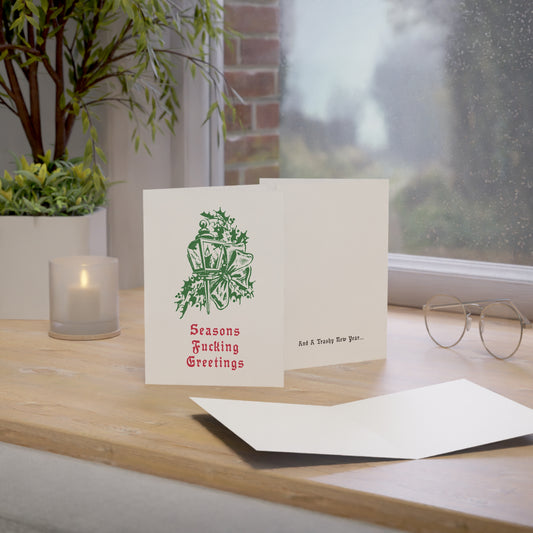 Holiday Greeting Card : Seasons Fucking Greetings