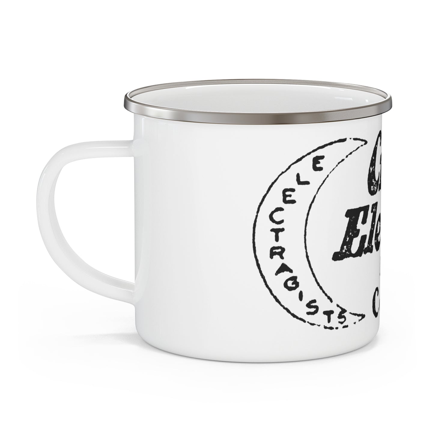 Vintage Enamel Camping Mug | Rustic Gift for Nature Lovers