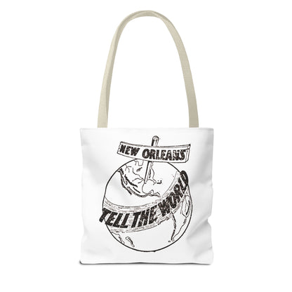 New Orleans "Tell The World" Tote Bag