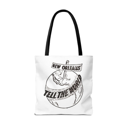 New Orleans "Tell The World" Tote Bag
