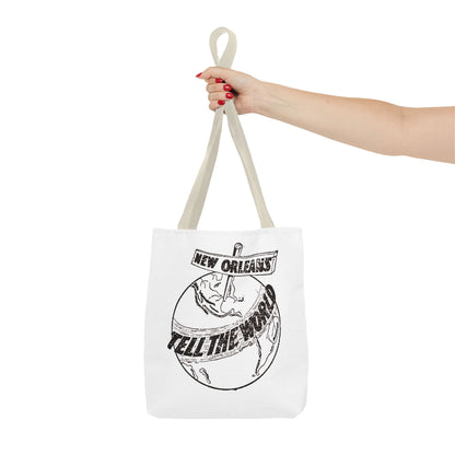 New Orleans "Tell The World" Tote Bag