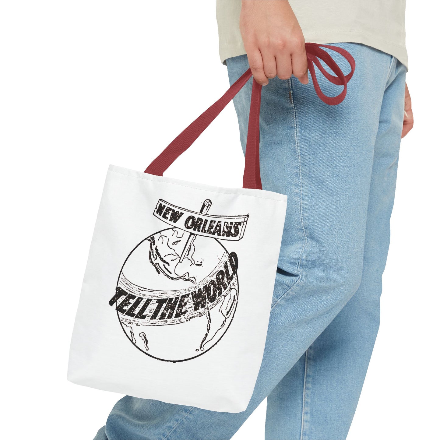New Orleans "Tell The World" Tote Bag