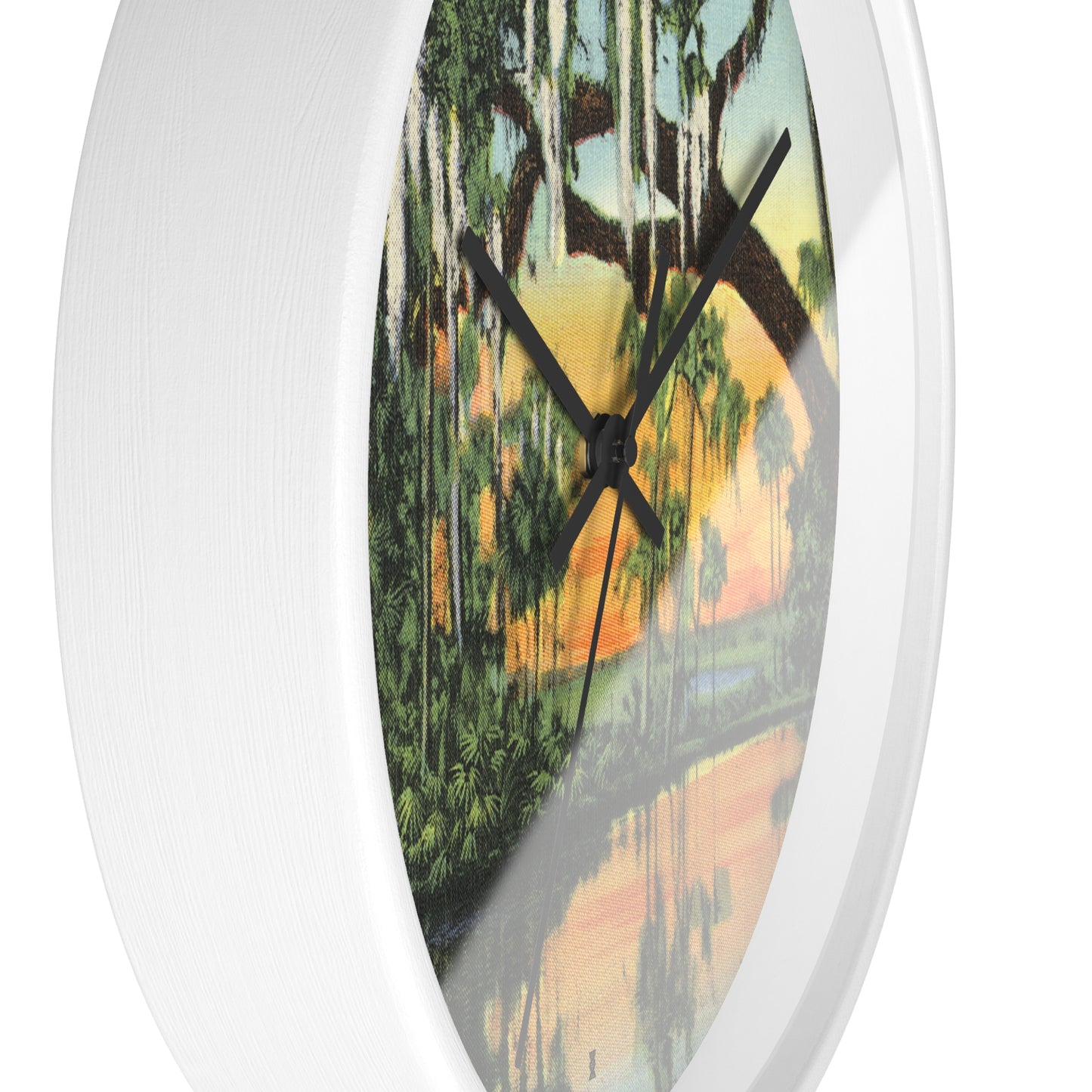 New Orleans Bayou Swamp Scenic Clock