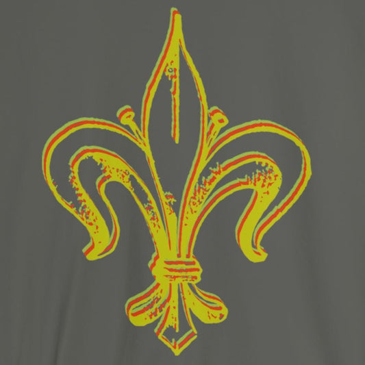 Sweatshirt - Fleur-de-Lis with Stained Glass Back