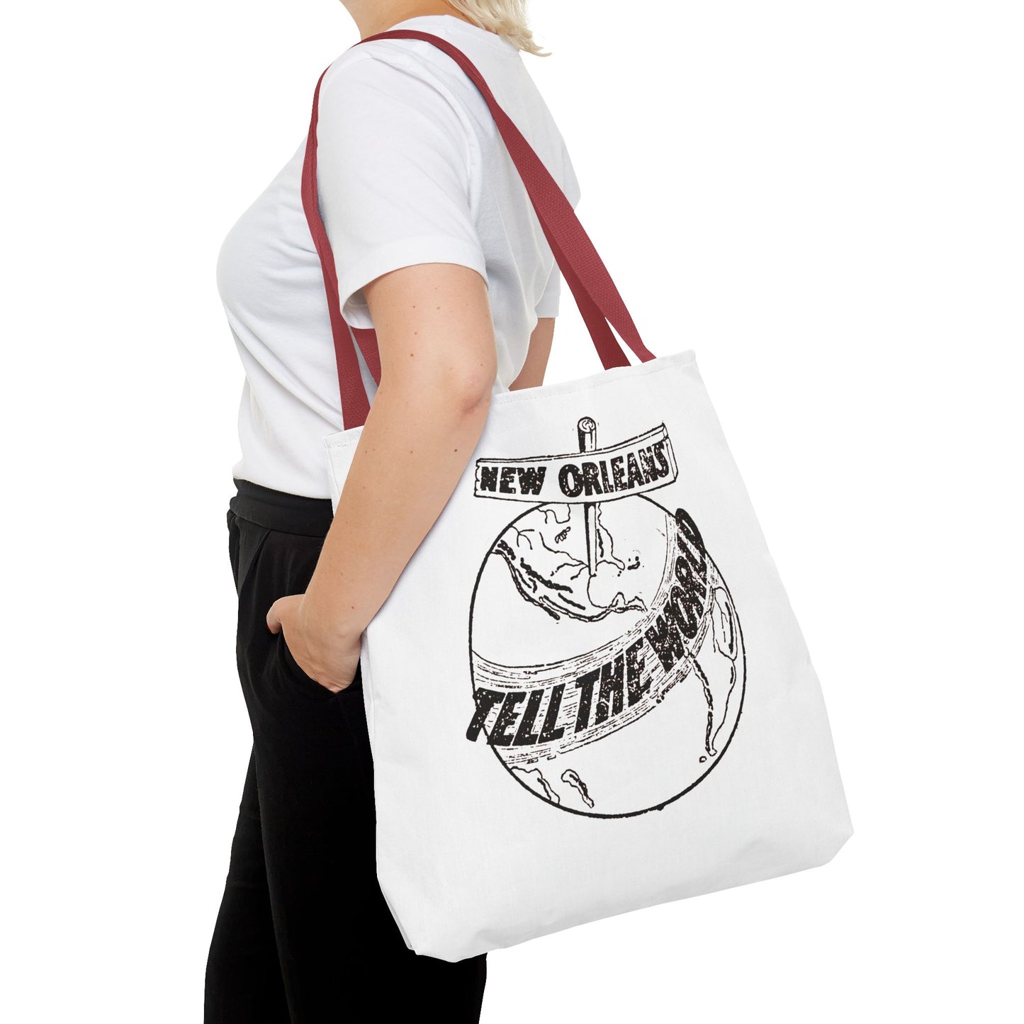 New Orleans "Tell The World" Tote Bag