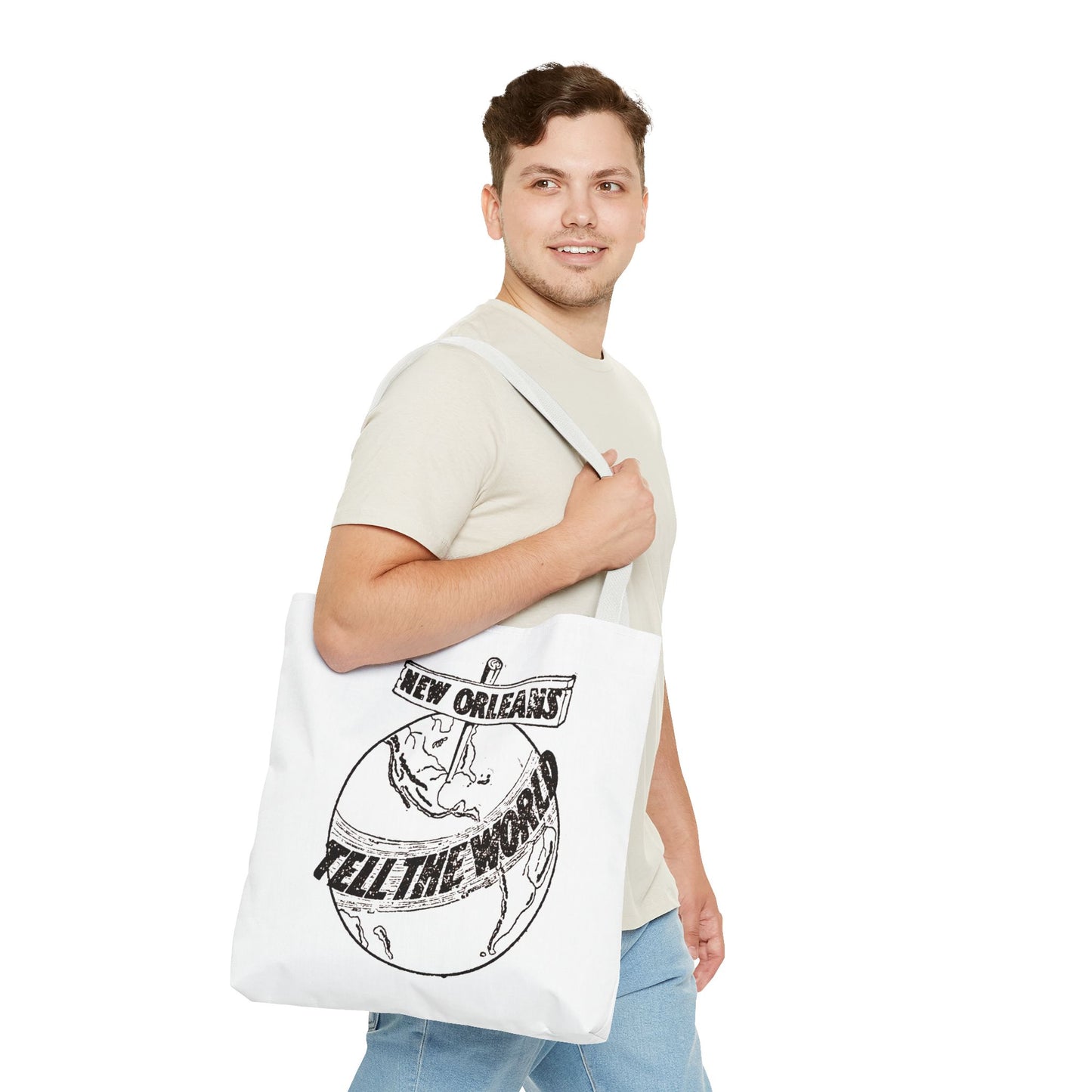 New Orleans "Tell The World" Tote Bag