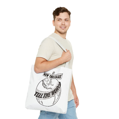 New Orleans "Tell The World" Tote Bag