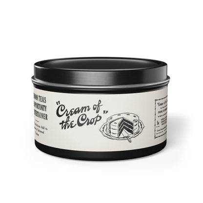 Cream of the Crop - vanilla bean scented candle with vintage New Orleans newspaper art