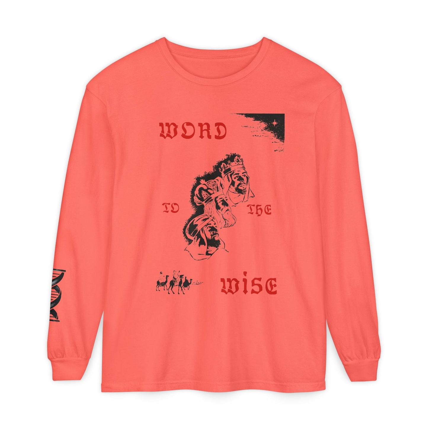 Word to the Wise Long Sleeve Tee — Vintage Floral Graphic