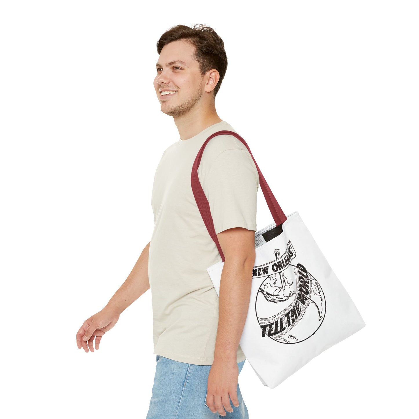New Orleans "Tell The World" Tote Bag
