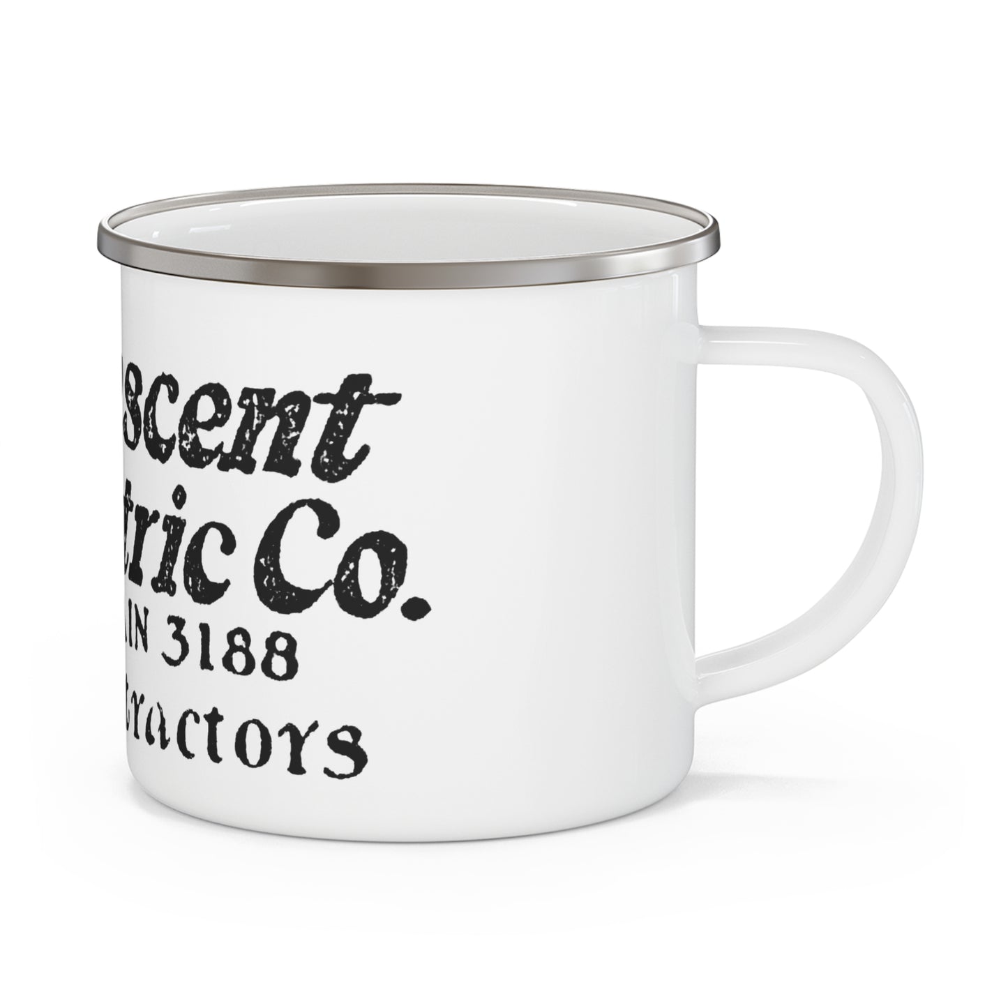 Vintage Enamel Camping Mug | Rustic Gift for Nature Lovers