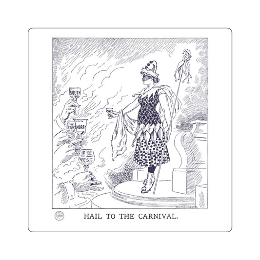 Hail to the Carnival Square Sticker