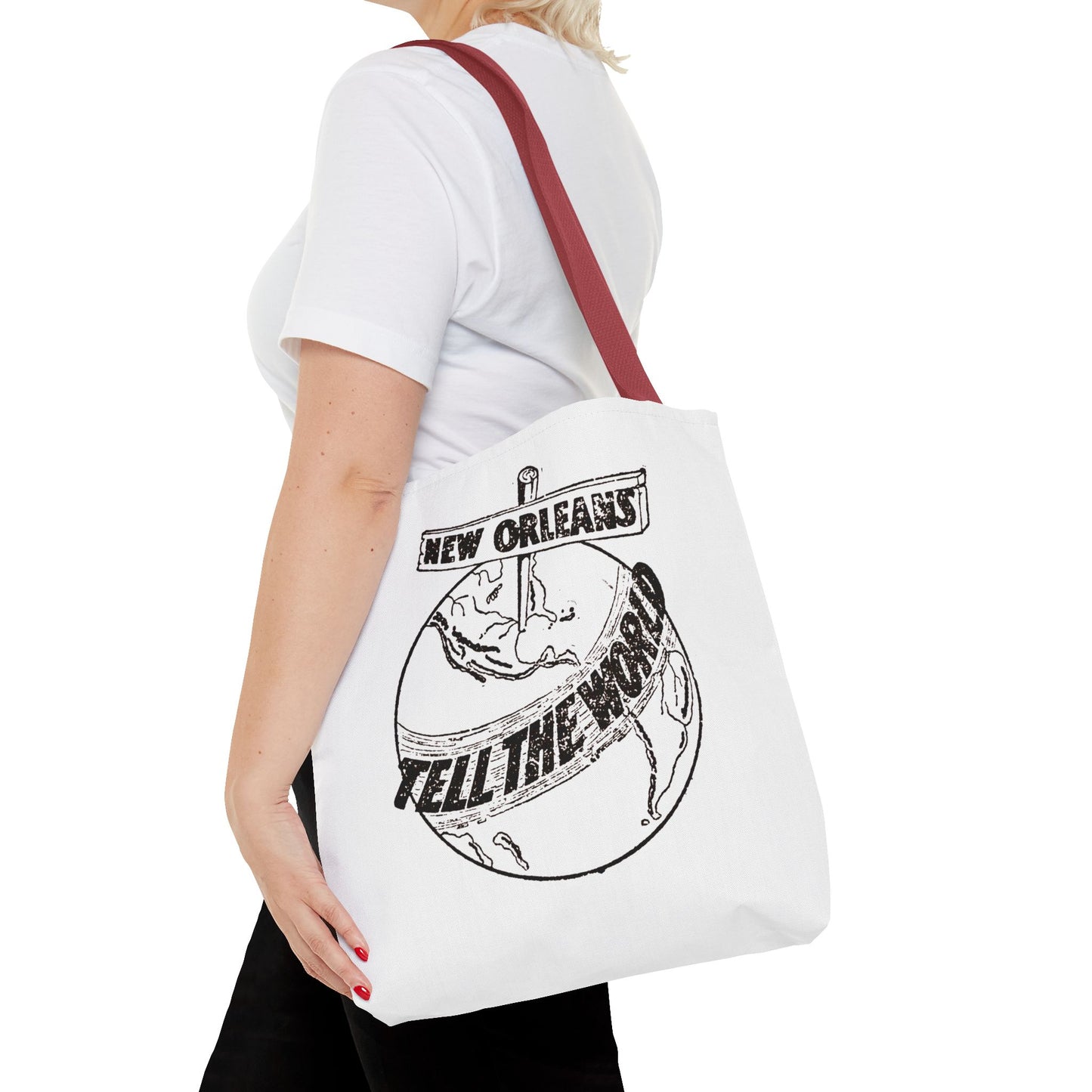 New Orleans "Tell The World" Tote Bag