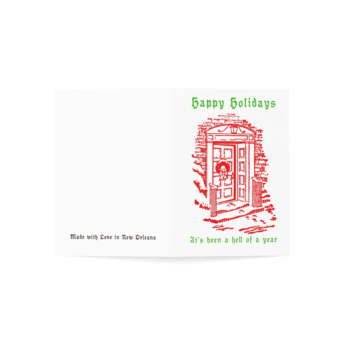 Holiday Greeting Card : It's Been A Hell of a Year