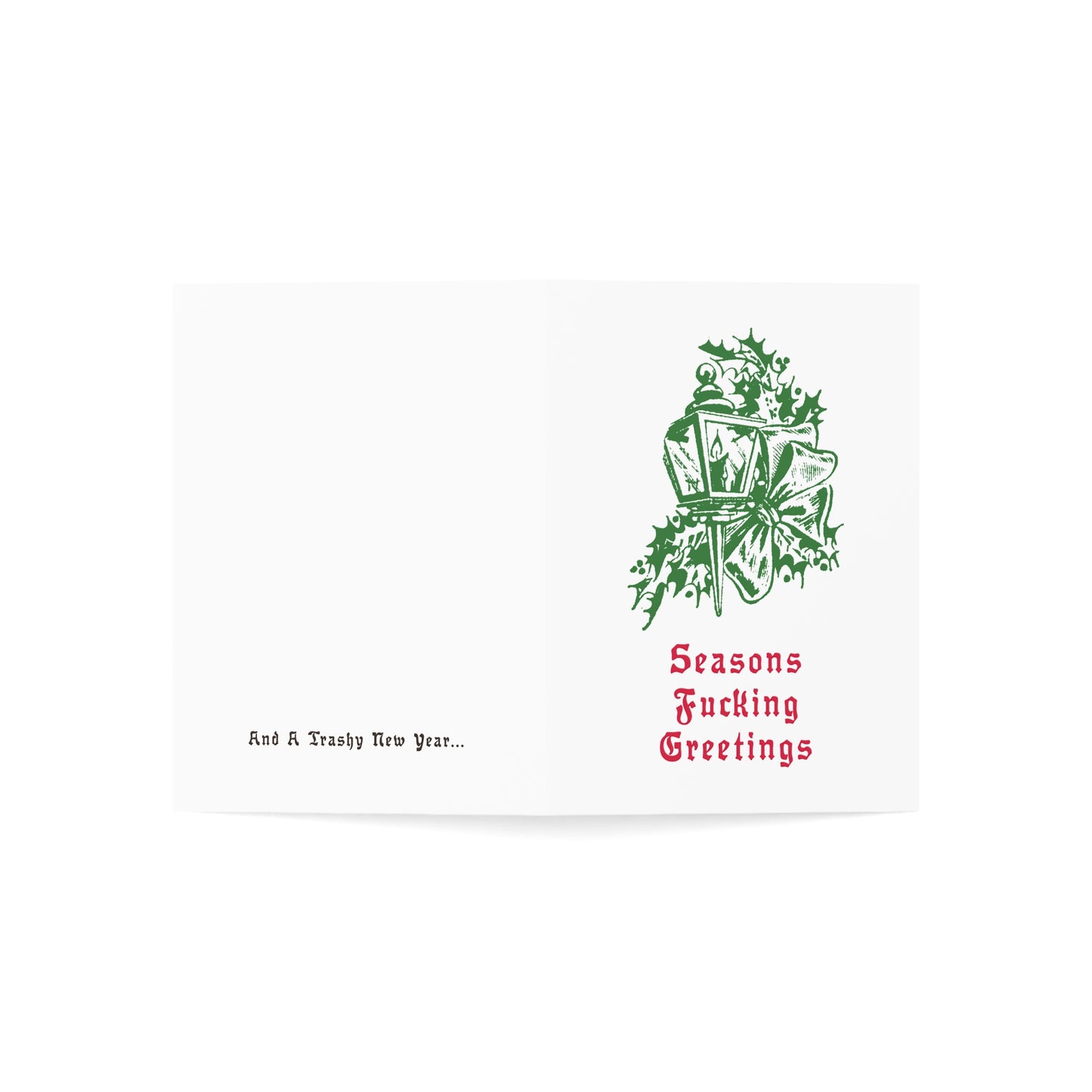 Holiday Greeting Card : Seasons Fucking Greetings