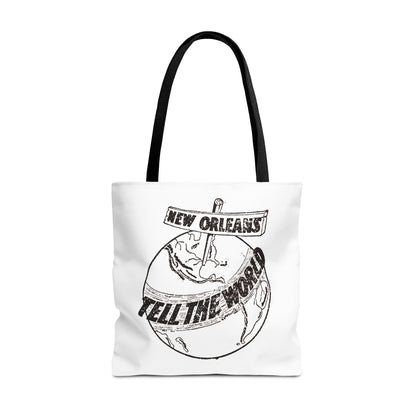New Orleans "Tell The World" Tote Bag