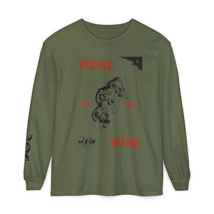 Word to the Wise Long Sleeve Tee — Vintage Floral Graphic