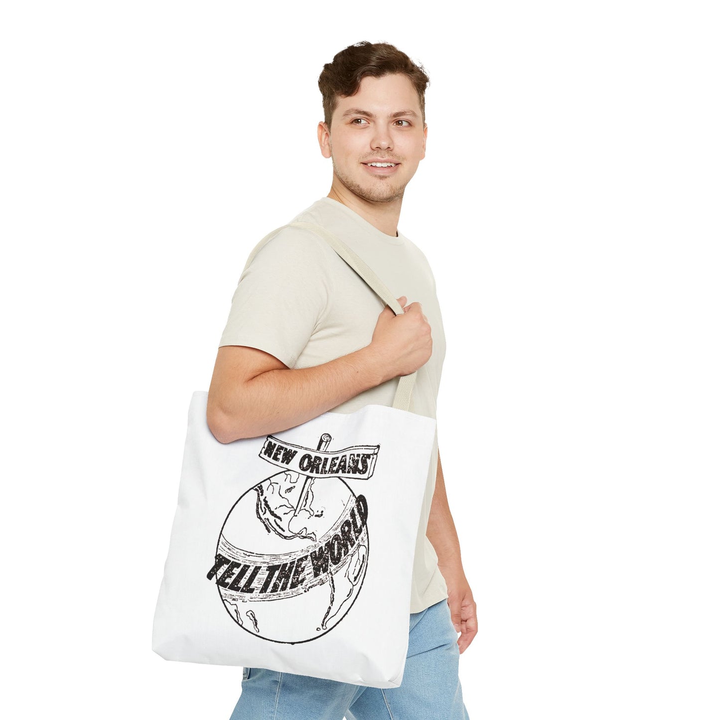 New Orleans "Tell The World" Tote Bag