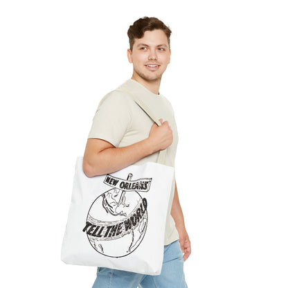 New Orleans "Tell The World" Tote Bag