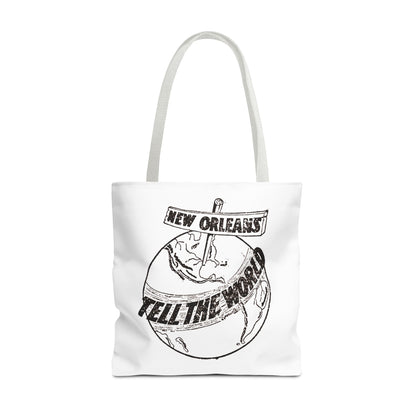 New Orleans "Tell The World" Tote Bag