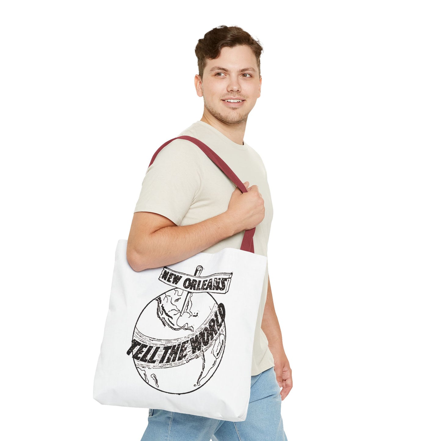 New Orleans "Tell The World" Tote Bag