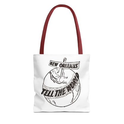 New Orleans "Tell The World" Tote Bag