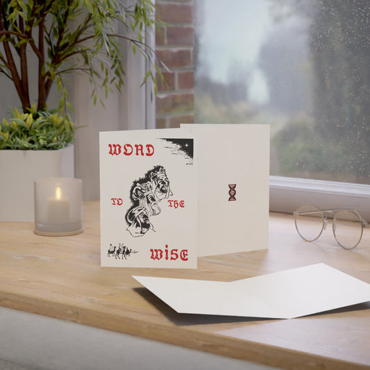 Holiday Greeting Card : Word To The Wise