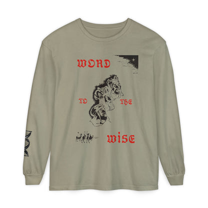 Word to the Wise Long Sleeve Tee — Vintage Floral Graphic