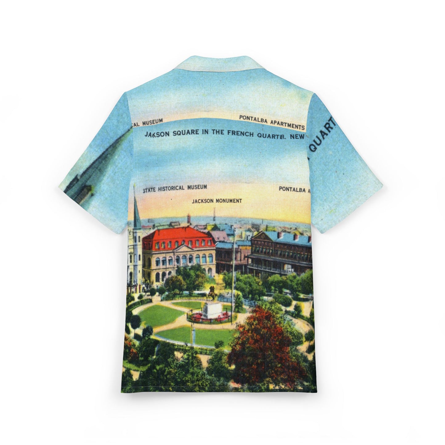 Vintage New Orleans Postcard Hawaiian Shirt