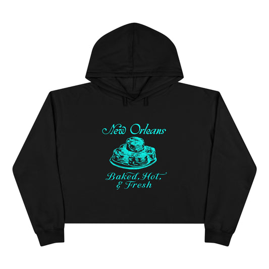 New Orleans Baked Hot & Fresh – Crop Hoodie