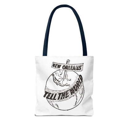New Orleans "Tell The World" Tote Bag