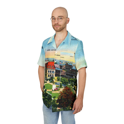 Vintage New Orleans Postcard Hawaiian Shirt