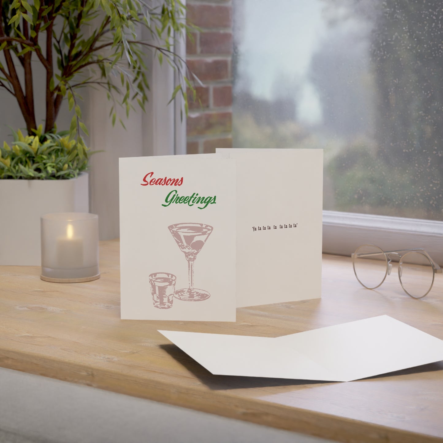 Holiday Greeting Card : Seasons Greetings