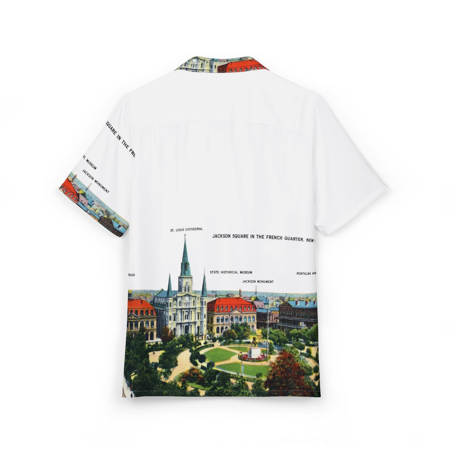 Unisex French Quarter Hawaiian Button-Down Shirt (AOP)