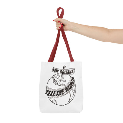 New Orleans "Tell The World" Tote Bag