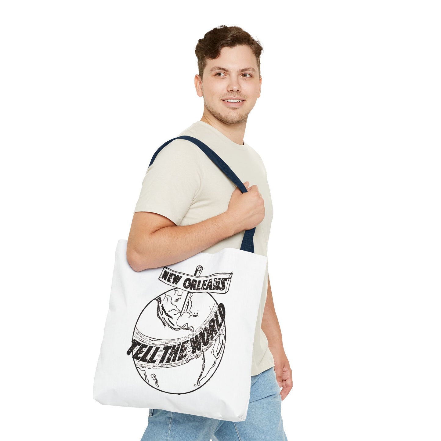 New Orleans "Tell The World" Tote Bag