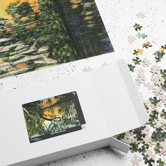 Scenic Sunset Bay Jigsaw Puzzle — 110/252/520/1014-Piece