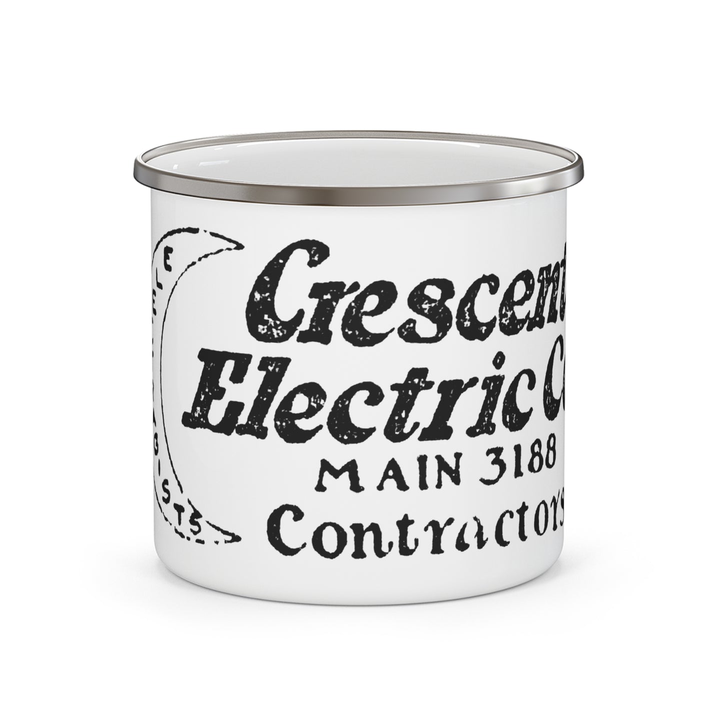 Vintage Enamel Camping Mug | Rustic Gift for Nature Lovers