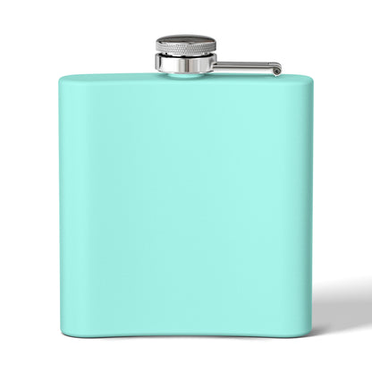 Season Greetings Holiday Stainless Steel Flask, 6oz