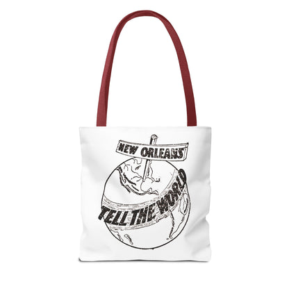 New Orleans "Tell The World" Tote Bag