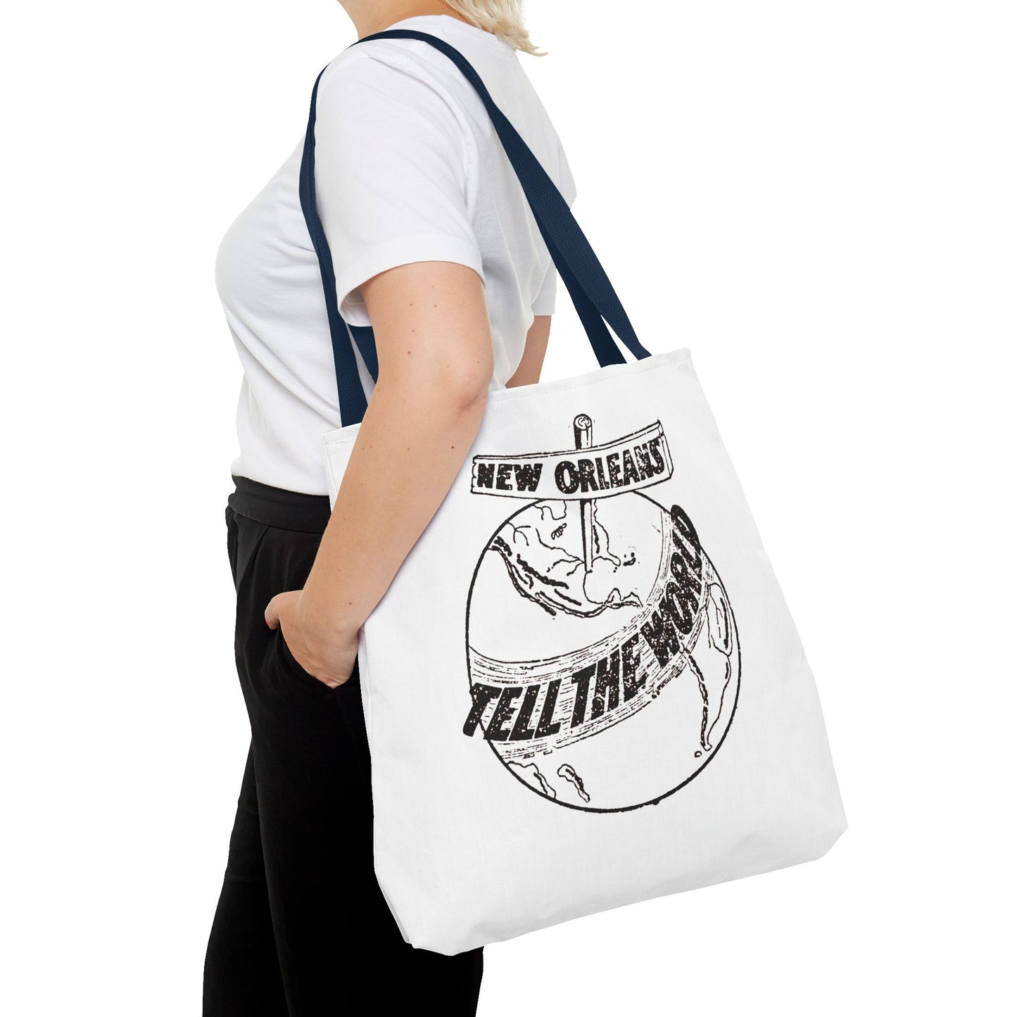 New Orleans "Tell The World" Tote Bag