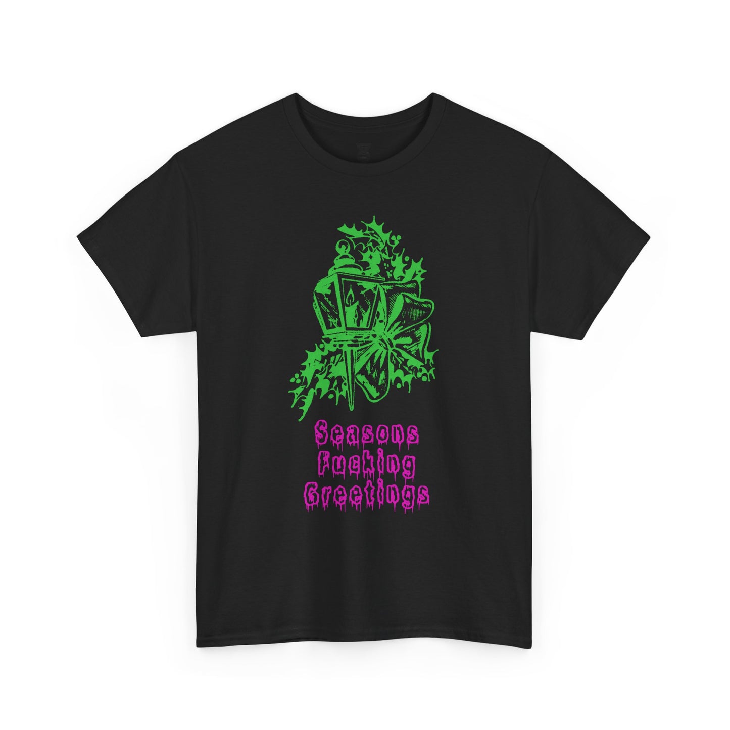 Mischievous Christmas: Seasons Fucking Greetings T-Shirt (Alt Colors)