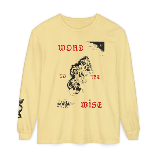 Word to the Wise Long Sleeve Tee — Vintage Floral Graphic