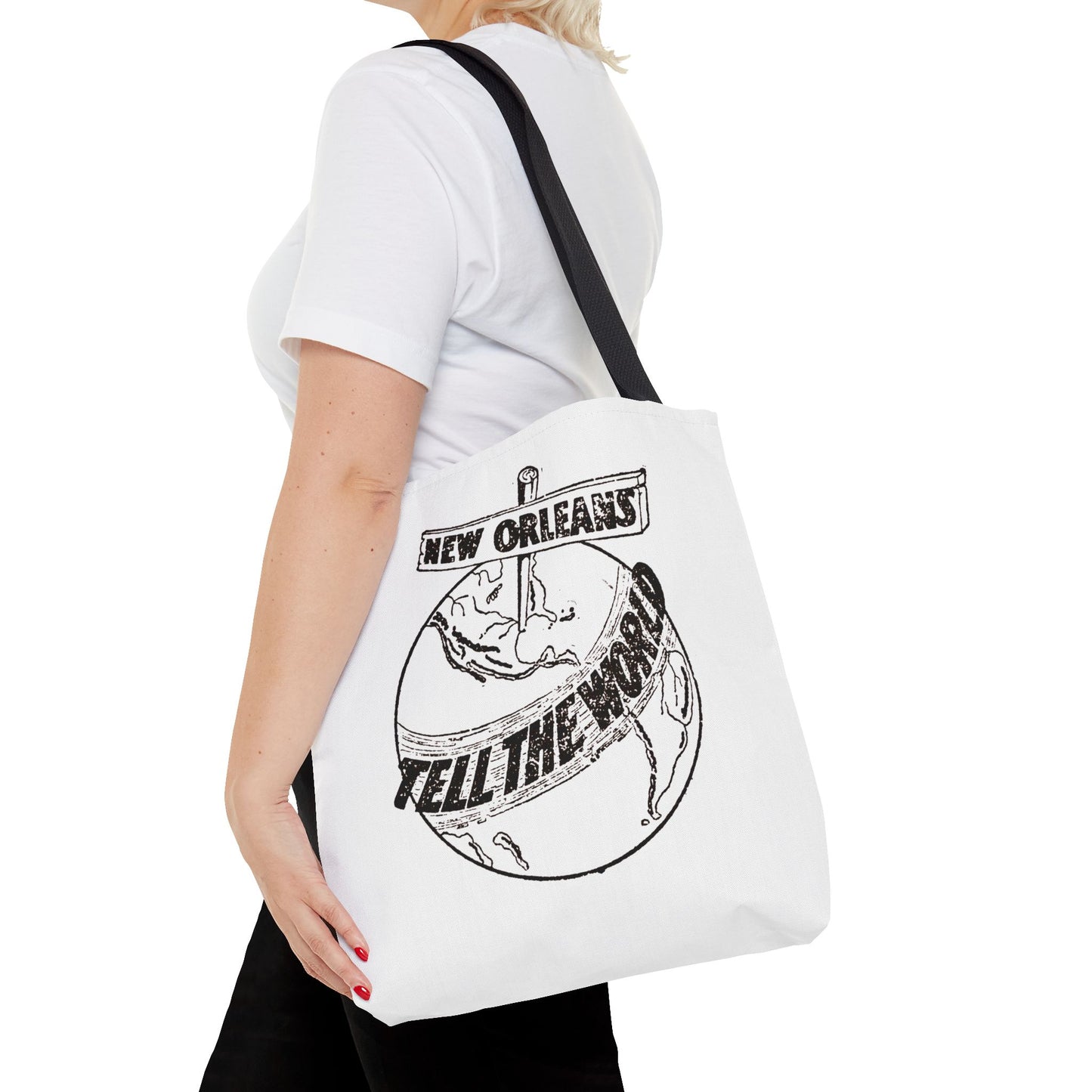 New Orleans "Tell The World" Tote Bag