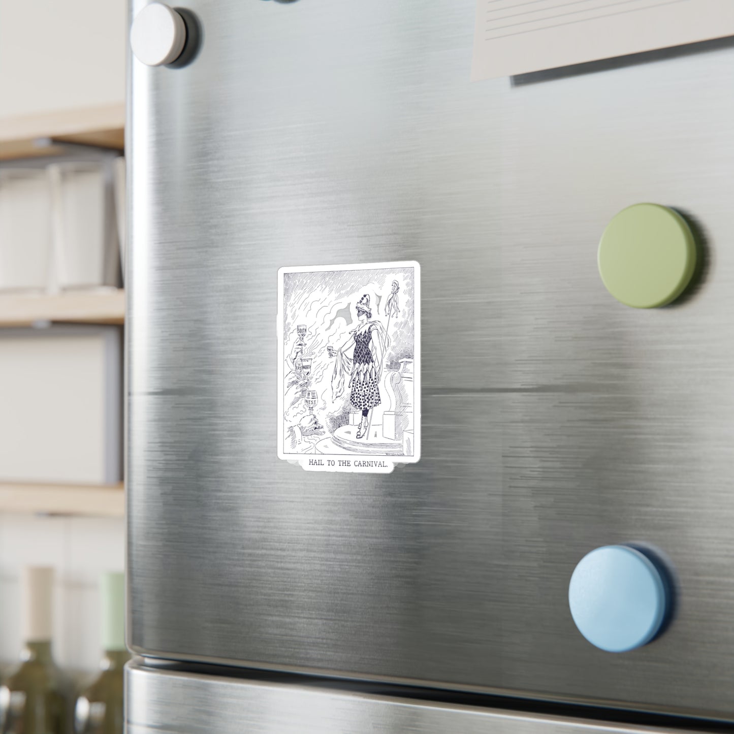 Kings and Clowns Kiss-Cut Vinyl Sticker