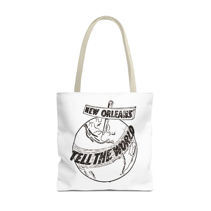 New Orleans "Tell The World" Tote Bag