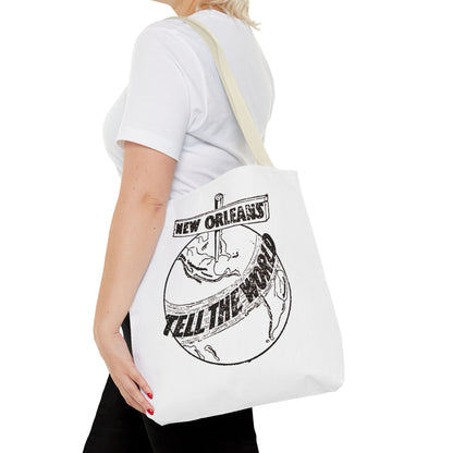 New Orleans "Tell The World" Tote Bag