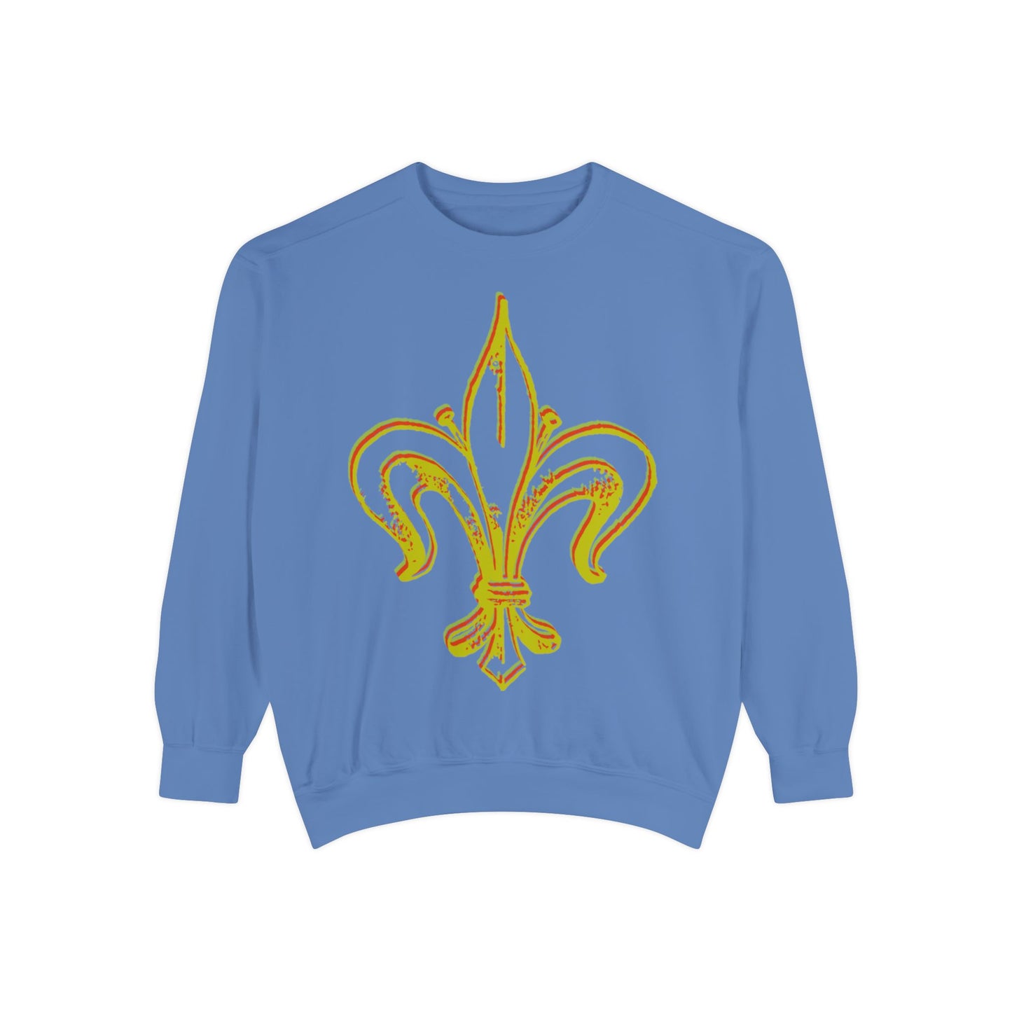 Sweatshirt - Fleur-de-Lis with Stained Glass Back